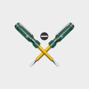 SCREW DRIVER TESTER WITH NEON BULB