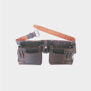 10 POCKET OILY TANNED TOP GRAIN  LEATHER CARPENTER TOOL APRON