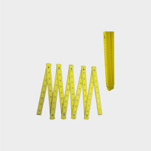 WOODEN FOLDING SCALE (Inches & Cms.)