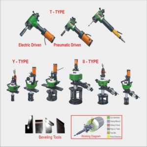 I.D. COLD PIPE BEVELING MACHINE