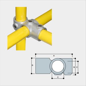 COMBINATION SOCKET TEE AND CROSSOVER