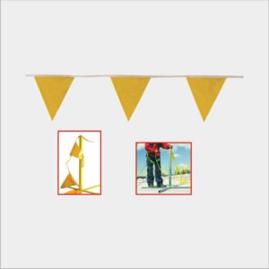 WARNING FLAG LINE 100 FT